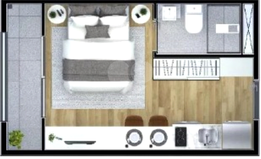 Apartamento, 1 quarto, 20 m² - Foto 10