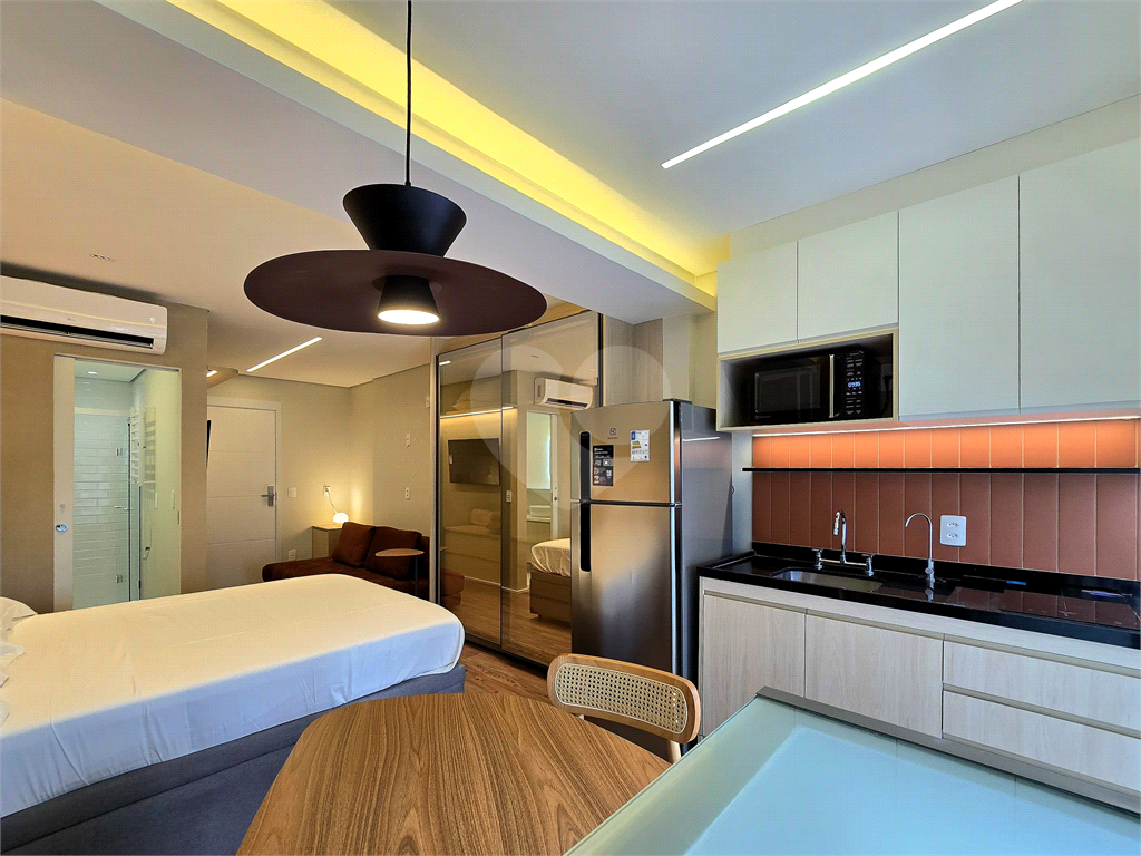 Metrô Vila Madalena Studio Novo Mobiliado Andar Alto SP