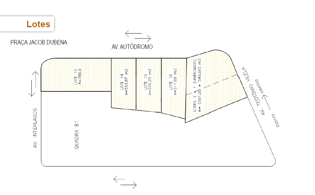 Terreno de esquina | 3.334 m² | ZEU |Em frente Autódromo de Interlagos – São Paulo