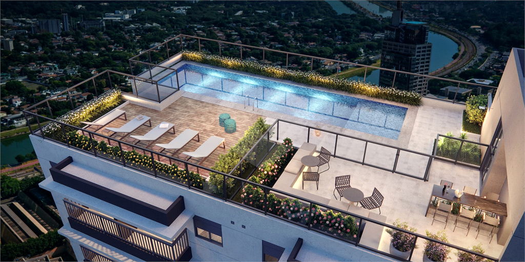 A 103m do Metrô Pinheiros | 41m² com Varanda | Prédio Novo com Lazer Completo