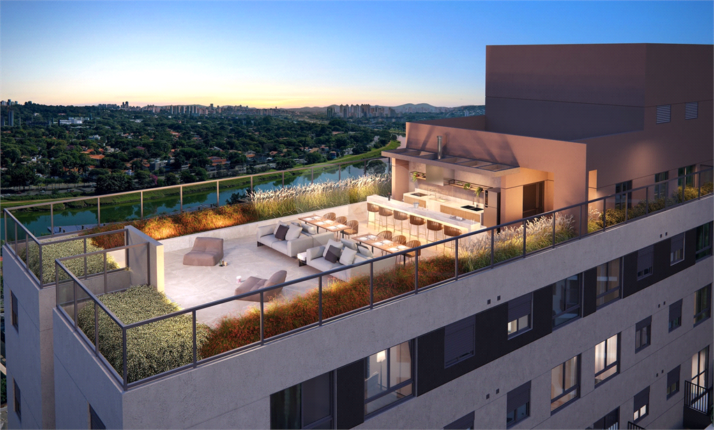 A 103m do Metrô Pinheiros | 41m² com Varanda | Prédio Novo com Lazer Completo