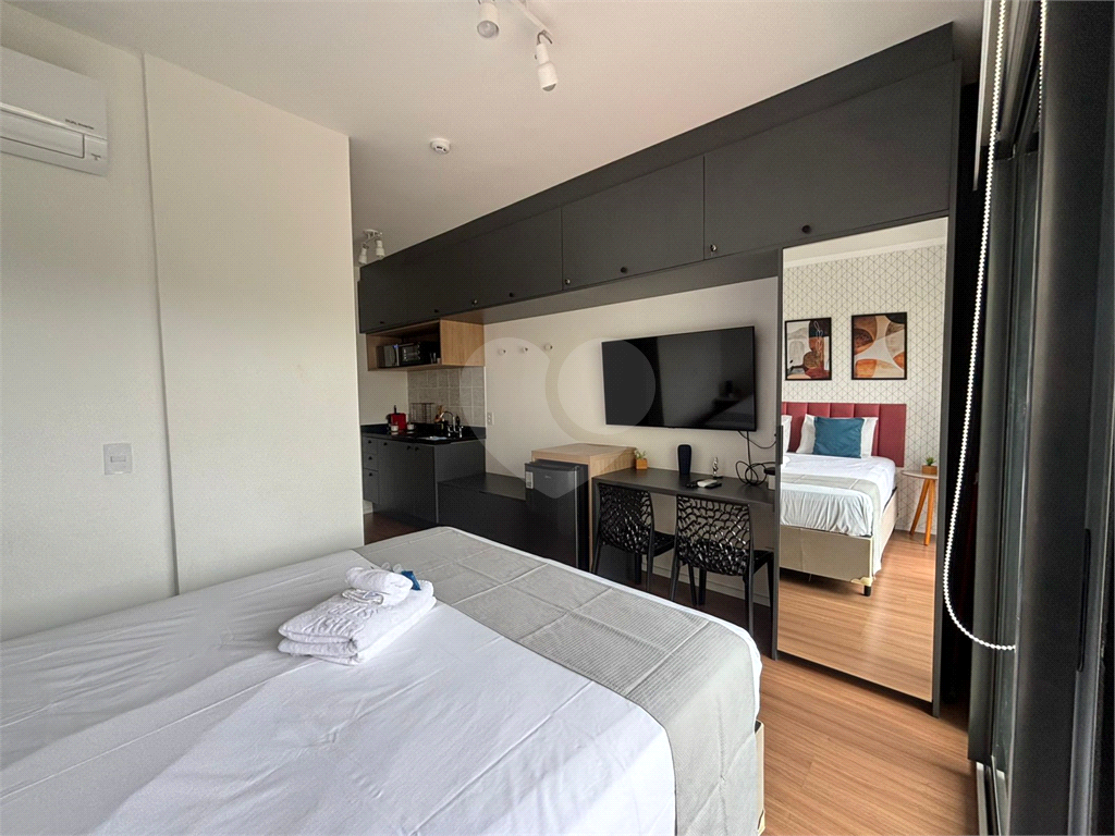 Studio mobiliado à venda a 300 metros da estação do metro Brooklin – Excelente localização