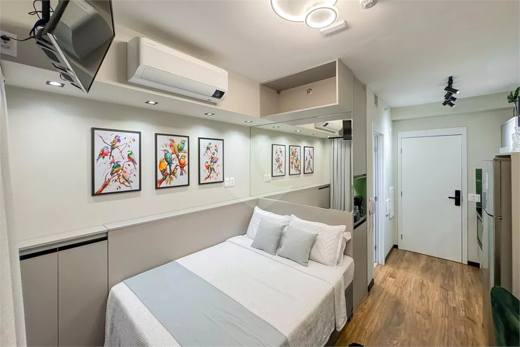 Studio Totalmente Equipado 21m² para Locação no Paraíso