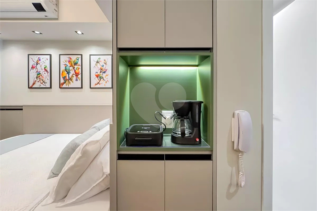 Studio Totalmente Equipado 21m² para Locação no Paraíso