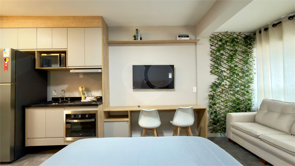 Studio novo e mobiliado com 28m² para locação na Vila Clementino, São Paulo