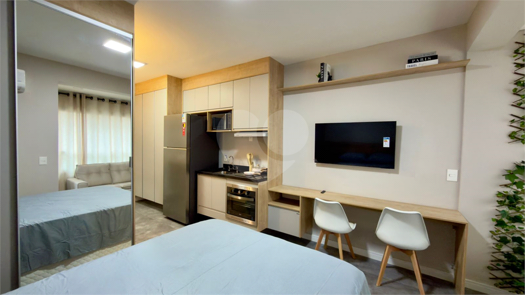 Studio novo e mobiliado com 28m² para locação na Vila Clementino, São Paulo