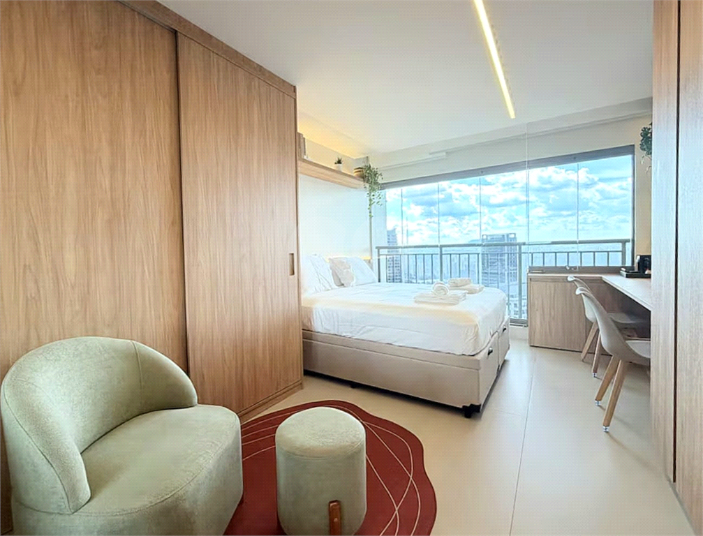 Studio Andar Alto Vista Livre Vila Madalena 26m²