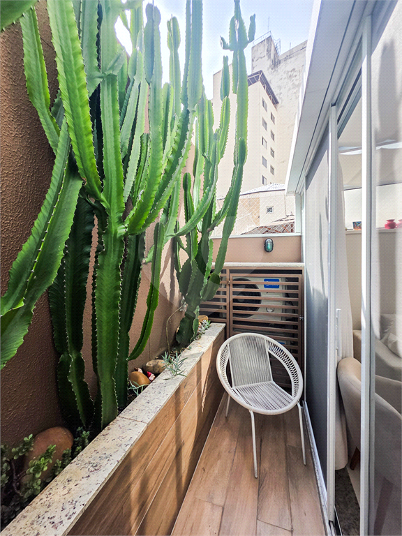 Apartamento Garden - Santa Cecília / Higienópolis - 1 Quartos - Venda / Compra - Quintal