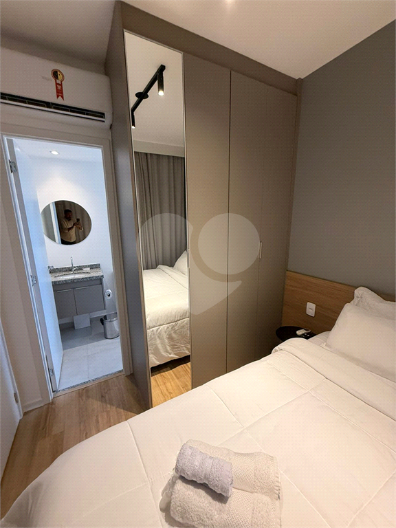Studio HIS2 mobiliado 38m² na Liberdade, lazer completo, pronto para morar.