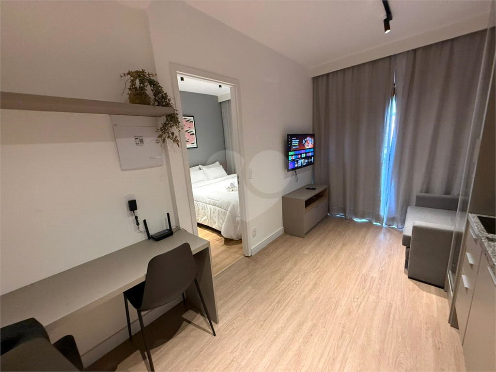 Studio HIS2 mobiliado 38m² na Liberdade, lazer completo, pronto para morar.