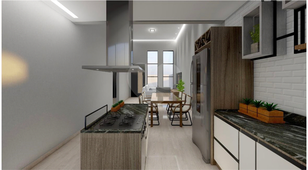 Casa em Condomínio Vila com 5 casas são 100 metros construída piscina individual