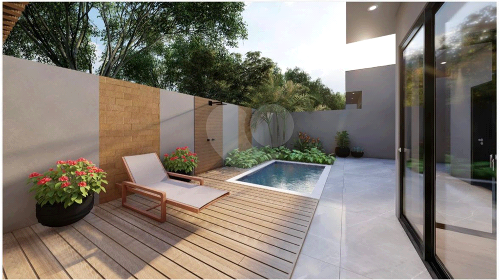 Casa em Condomínio Vila com 5 casas são 100 metros construída piscina individual