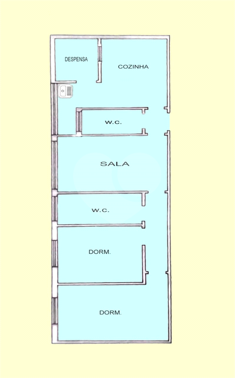 Ótimo apartamento próximo ao metrô em Santana.