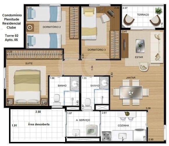 Apartamento a venda 3 dormitórios no Bairro do Limão