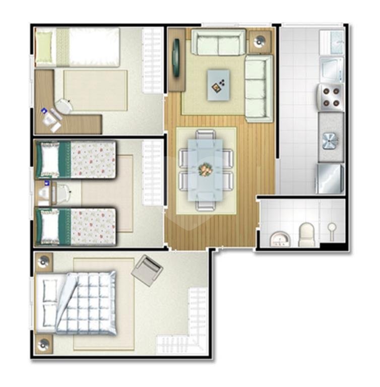 Apartamento a venda 3 dormitórios na Freguesia do Ó