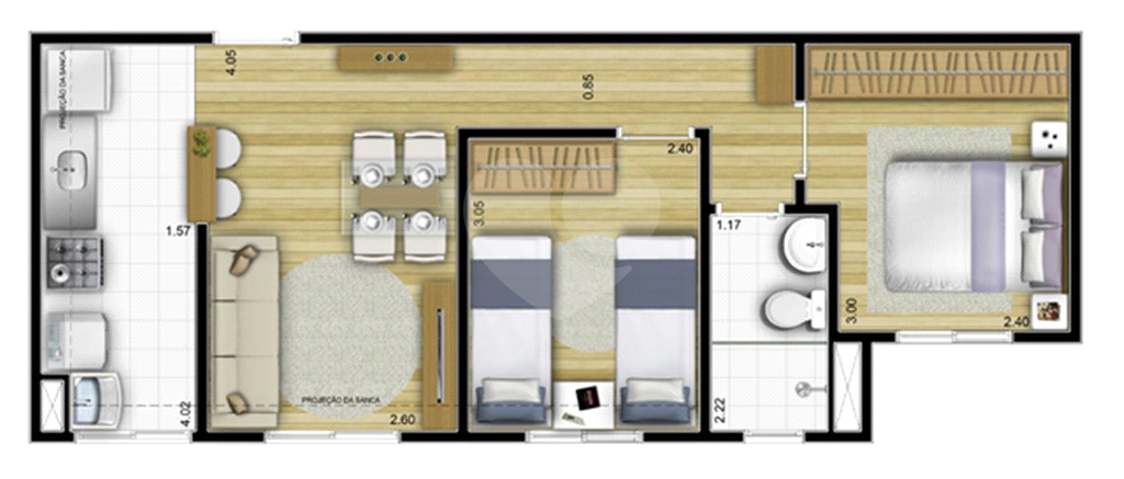 APARTAMENTO em JAÇANÃ