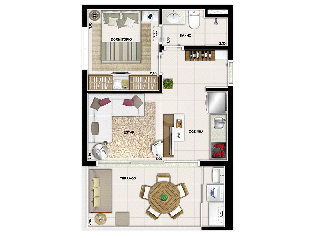 APARTAMENTO em CAMPO BELO