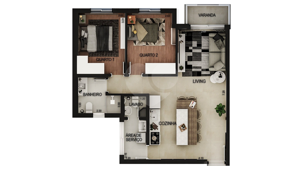 APARTAMENTO em VILA OLÍMPIA