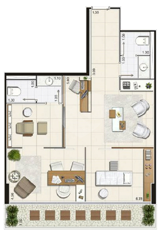 Salas Comercial ALPHAVILLE
