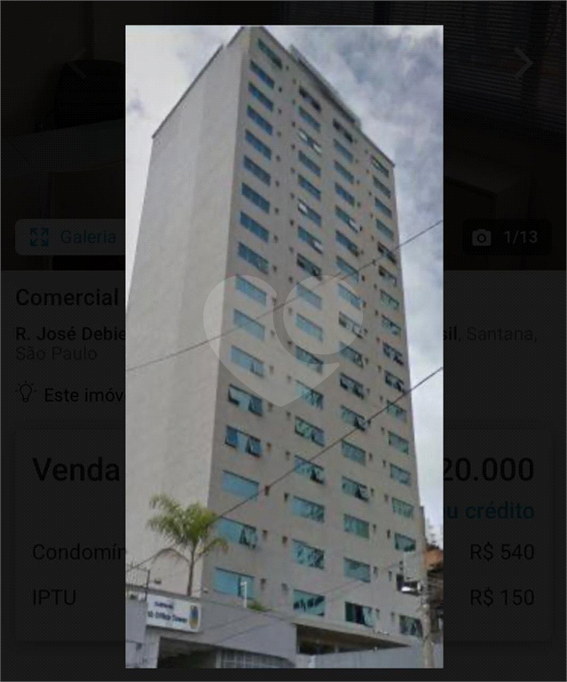 Sala Comercial decorada em Santana 