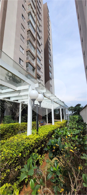 Apartamento em condomínio Clube, com varanda, 3 quartos e 1 vaga.