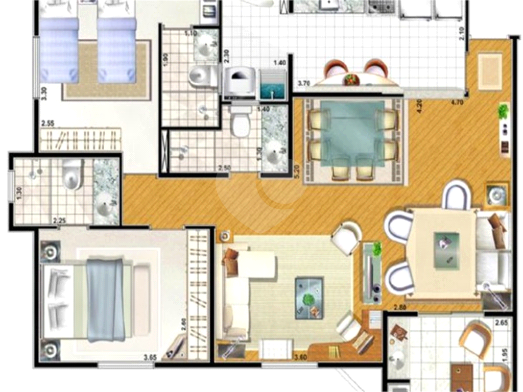 APARTAMENTO em JARDIM SUL