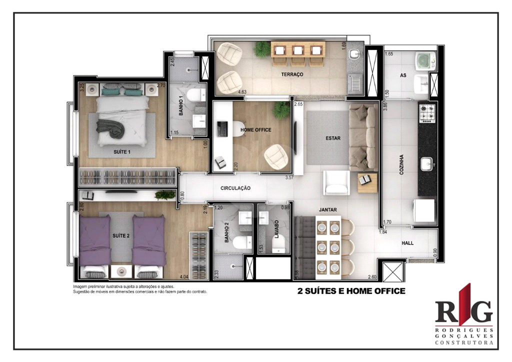 Apartamento novo em Santana, 3 dormitórios, 1 suíte, 2 vagas