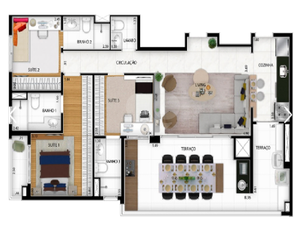 Apartamento à venda com 3 quartos, 110m² - Foto 25