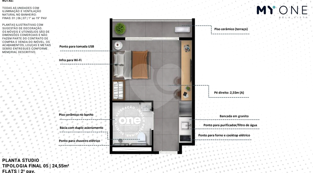 Apartamento à venda com 1 quarto, 27m² - Foto 15