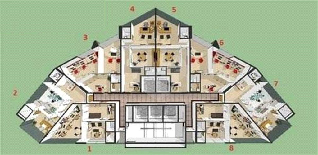 Edifício Brasilia Office na Avenida Água Fria são 2 salas no total de 84 metros prontas para uso!!