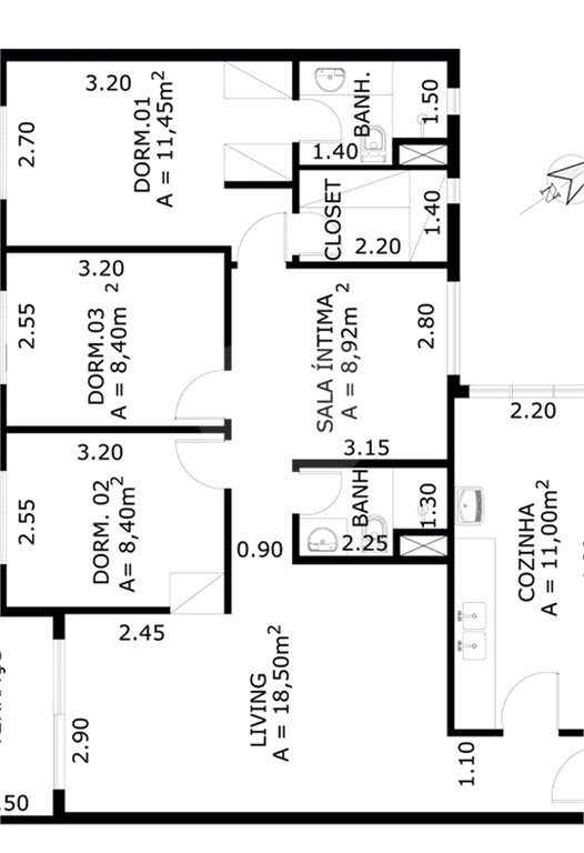APARTAMENTO em MORUMBI