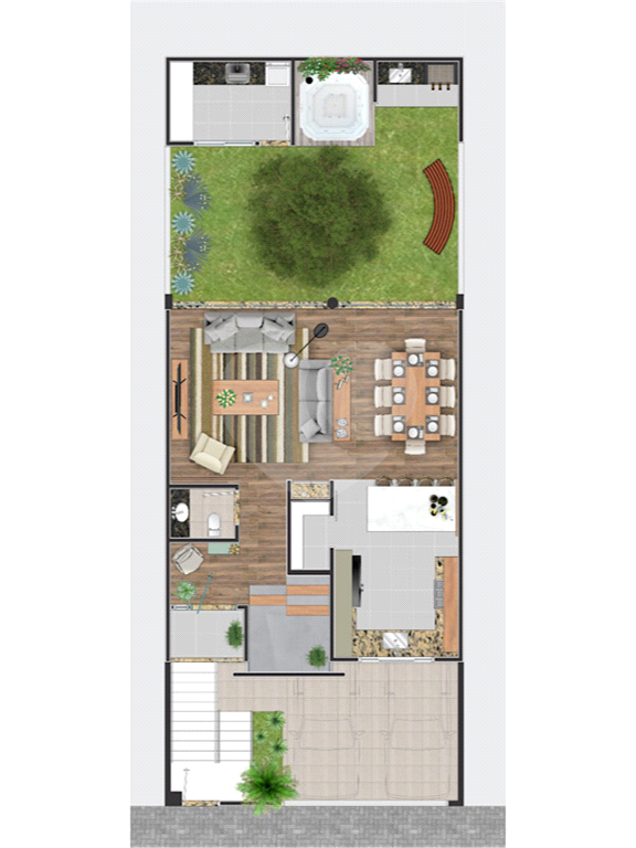 Sobrado Duplex - Estilo Condomínio - prox. Vila Augusta - 3 Suítes -05 Vagas Auto.