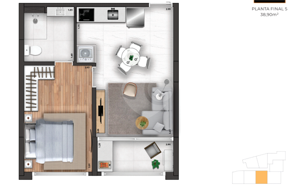 APARTAMENTO em SANTANA
