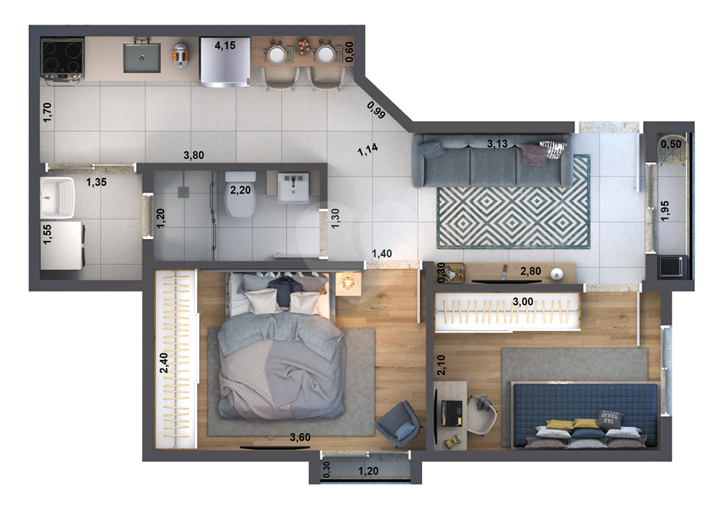 APARTAMENTO em VILA NIVI