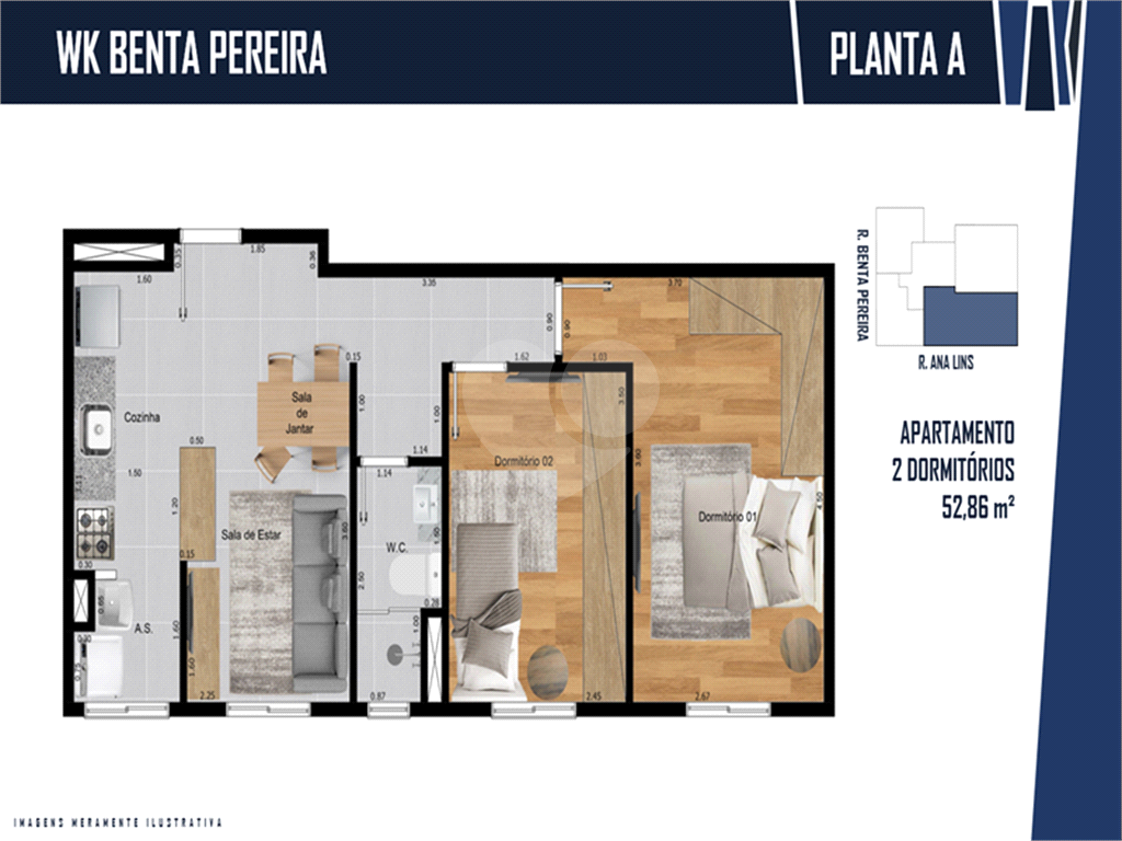 Apartamento à venda com 1 quarto, 29m² - Foto 7