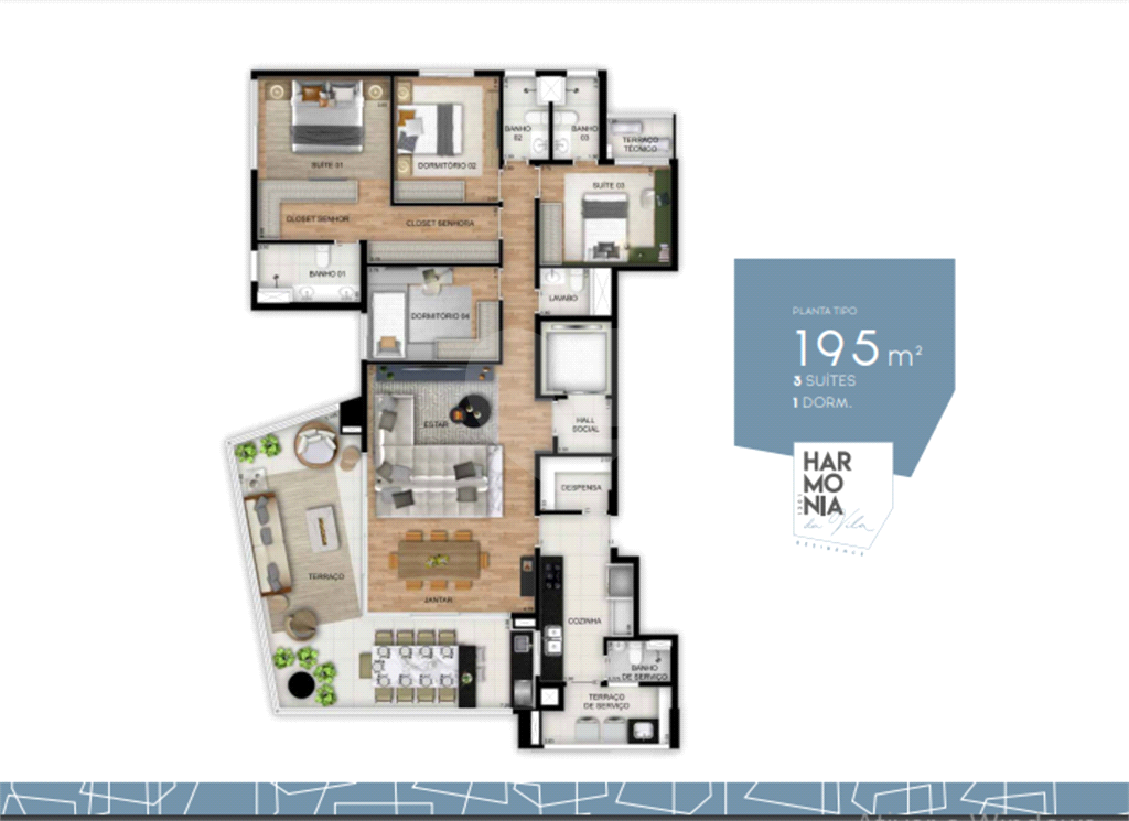 Apartamento, 4 quartos, 195 m² - Foto 19