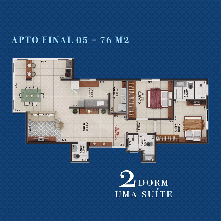 Apartamento à venda com 2 quartos, 81m² - Foto 25