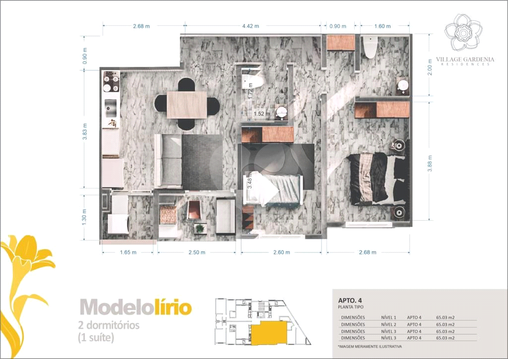 Apartamento à venda com 2 quartos, 65m² - Foto 43