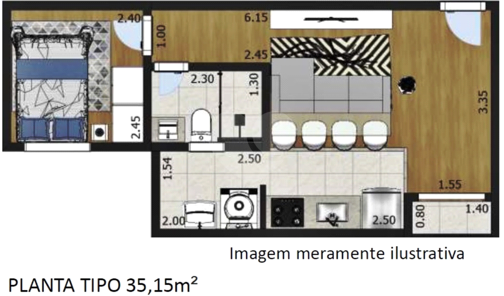 Apartamento em Santana