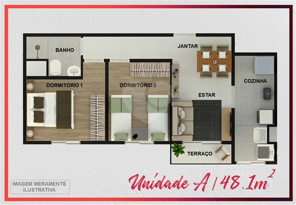 Apartamento à venda com 2 quartos na Casa Verde