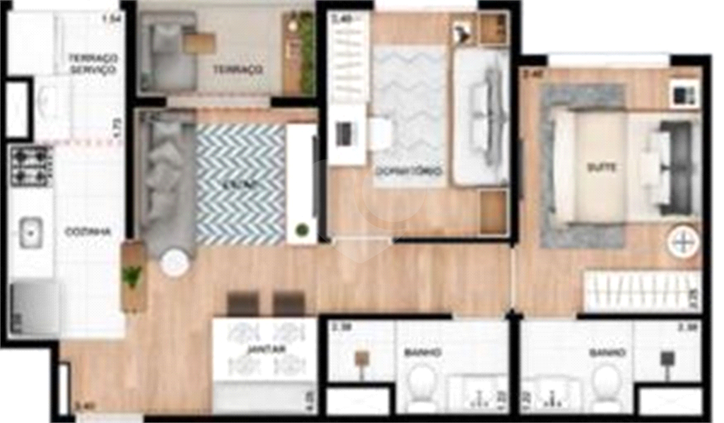 APARTAMENTO em VILA GUILHERME