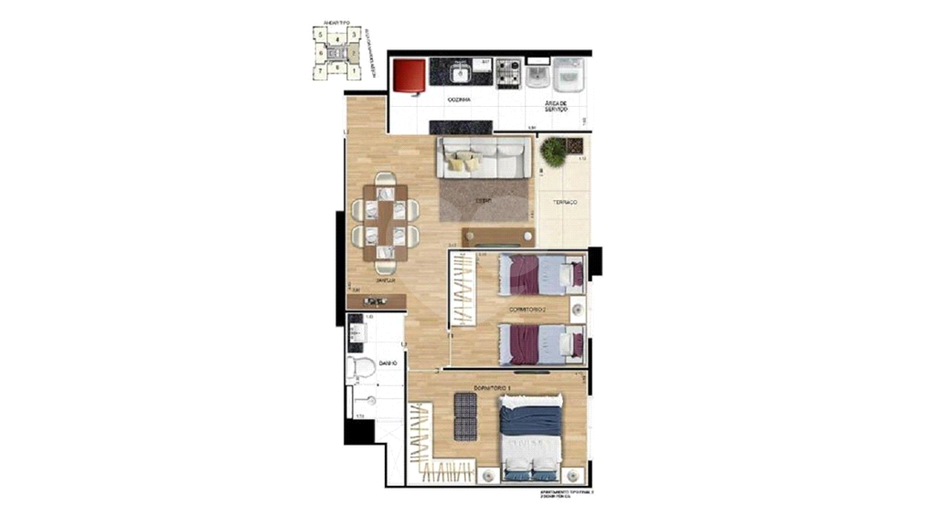 APARTAMENTO em PENHA