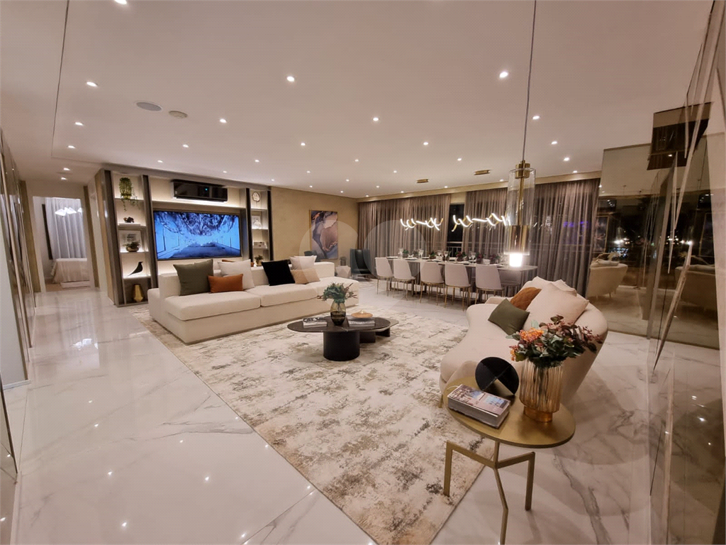 Cobertura duplex 306m² ampla sala de estar com varanda 3 suítes 3 vagas Perdizes
