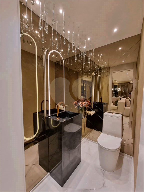 Cobertura duplex 306m² ampla sala de estar com varanda 3 suítes 3 vagas Perdizes
