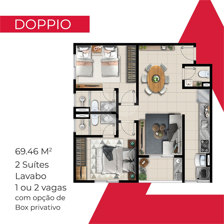 Apartamento à venda com 1 quarto, 42m² - Foto 16