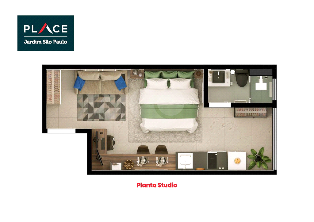 Excelente Apartamento no Place Jd. São Paulo