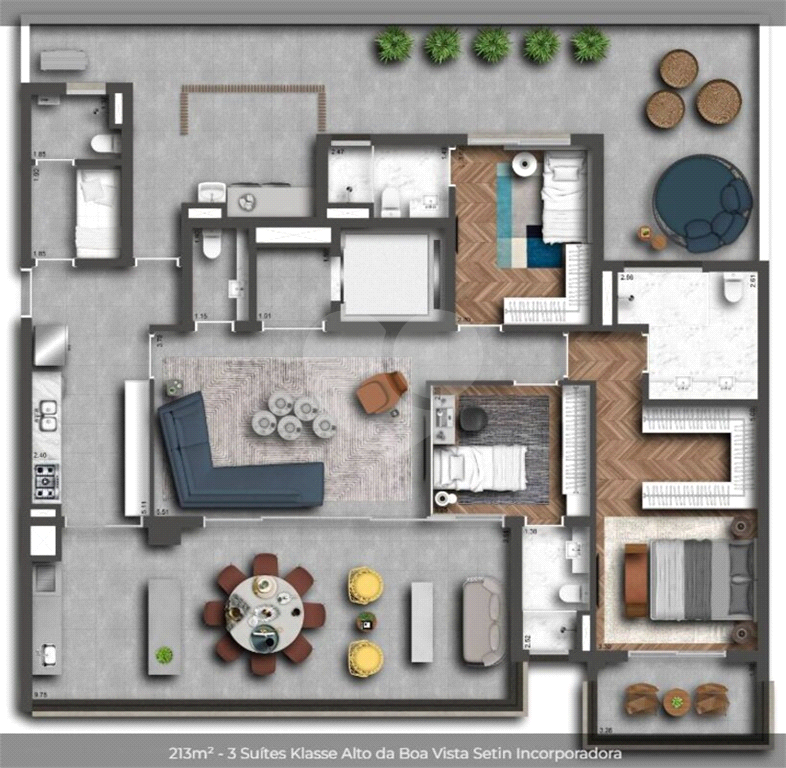 Apartamento à venda com 3 quartos, 173m² - Foto 22