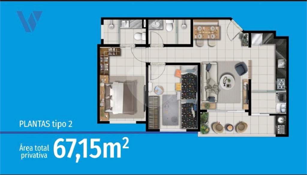 Apartamento à venda com 2 quartos, 62m² - Foto 20