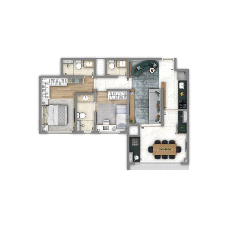 Apartamento a venda de 2 quartos na Freguesia do Ó