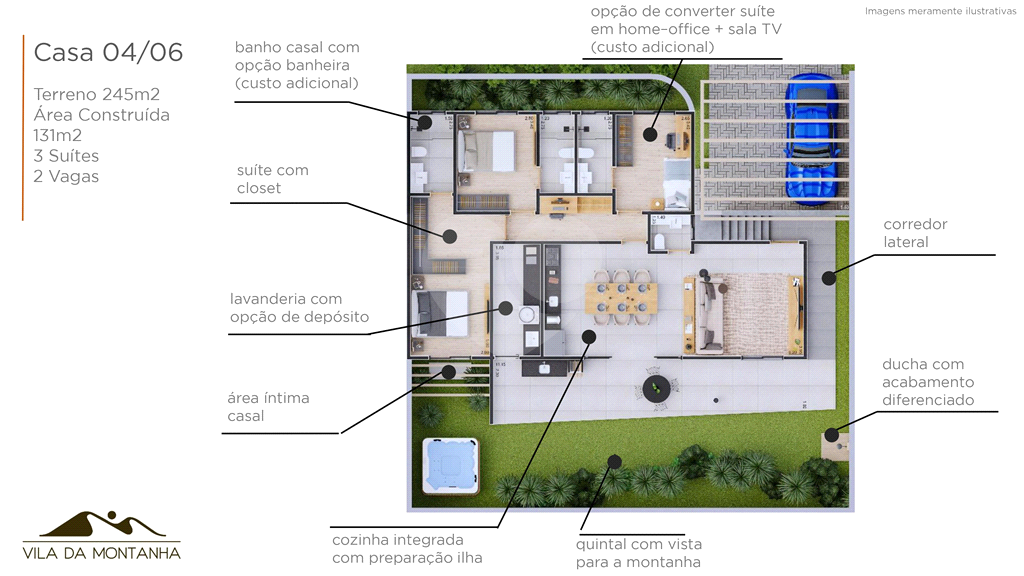 Casa de Condomínio à venda com 3 quartos, 131m² - Foto 11